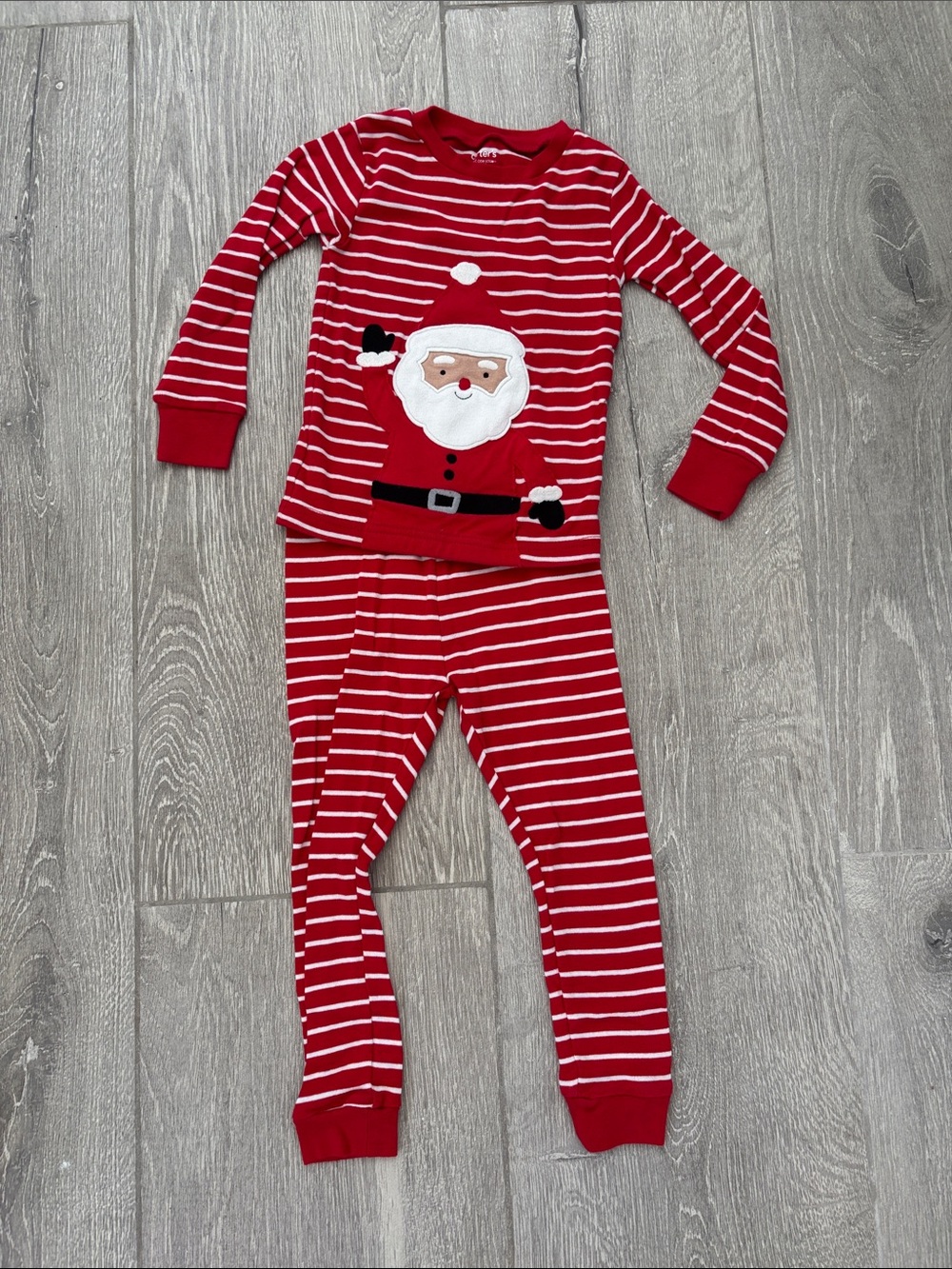 Carter's Christmas Pajama Set 3T with Santa Print